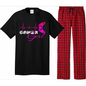 Gamer Heartbeat Video Games Controller Gaming Gift Pajama Set