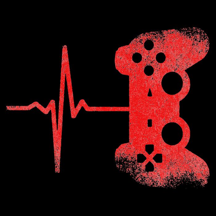 Gamer Heartbeat Video Games Gaming Doggie Tank