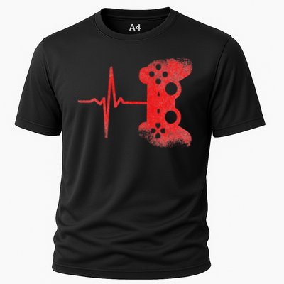 Gamer Heartbeat Video Games Gaming Performance Shirt