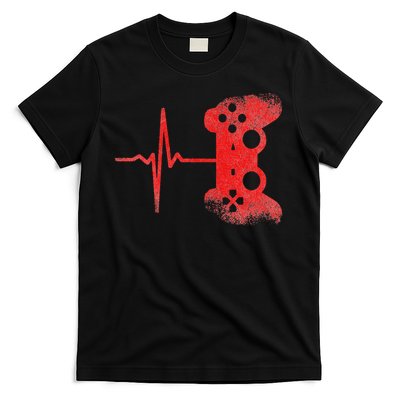 Gamer Heartbeat Video Games Gaming T-Shirt