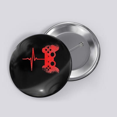Gamer Heartbeat Video Games Gaming Button