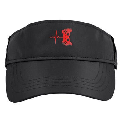 Gamer Heartbeat Video Games Gaming Adult Drive Performance Visor