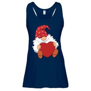 Gnome Heart Valentines Days Wo Boy Girl Ladies Essential Flowy Tank