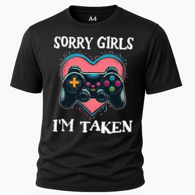 Gamer Heart Valentines Day Video Games Performance Shirt