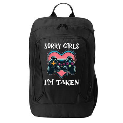 Gamer Heart Valentines Day Video Games City Backpack