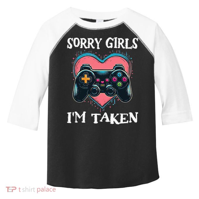 Gamer Heart Valentines Day Video Games Toddler Fine Jersey T-Shirt