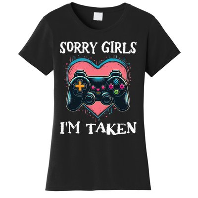 Gamer Heart Valentines Day Video Games Women's T-Shirt