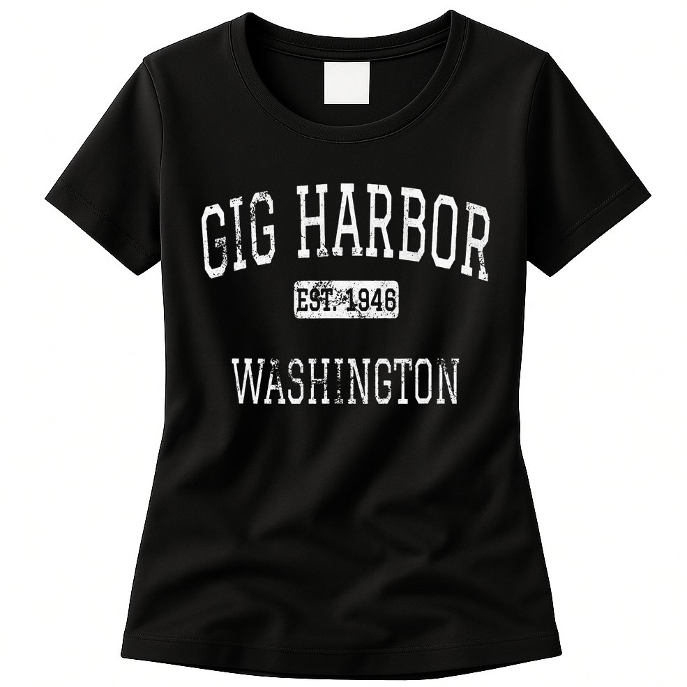 Gig Harbor Washington WA Vintage Womens T-Shirt