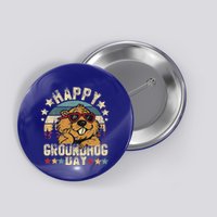 Ground Hog With Animal Lover Button