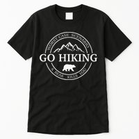 Go Hiking Worst Case Scenario A Bear Kills You Camping Tall T-Shirt
