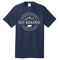 Go Hiking Worst Case Scenario A Bear Kills You Camping Tall T-Shirt