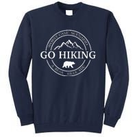 Go Hiking Worst Case Scenario A Bear Kills You Camping Tall Sweatshirt