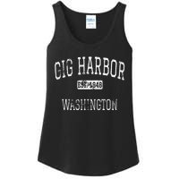 Gig Harbor Washington WA Vintage Ladies Essential Tank