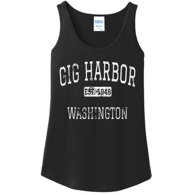 Gig Harbor Washington WA Vintage Ladies Essential Tank