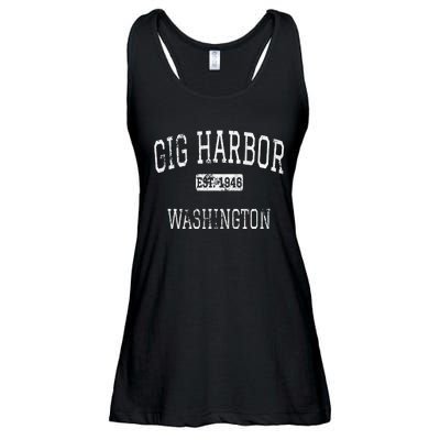 Gig Harbor Washington WA Vintage Ladies Essential Flowy Tank