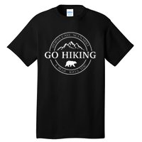 Go Hiking Worst Case Scenario A Bear Kills You Camping Tall T-Shirt