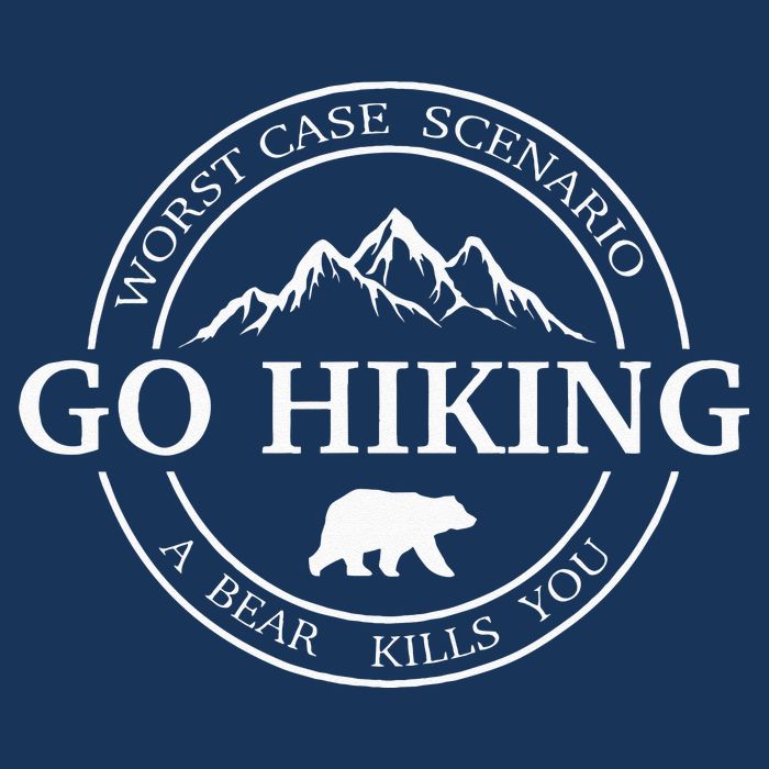 Go Hiking Worst Case Scenario A Bear Kills You Camping Infant Baby Jersey Bodysuit