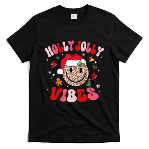 Groovy Holly Xmas Jolly Vibes Pin.K Christmas Xmas T-Shirt