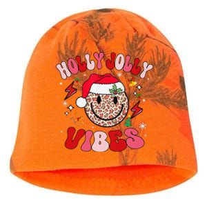 Groovy Holly Xmas Jolly Vibes Pin.K Christmas Xmas Kati - Camo Knit Beanie