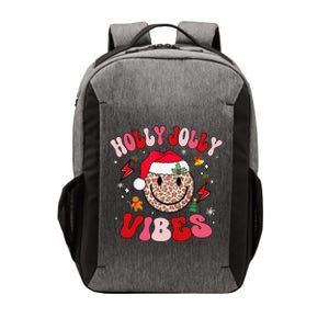 Groovy Holly Xmas Jolly Vibes Pin.K Christmas Xmas Vector Backpack