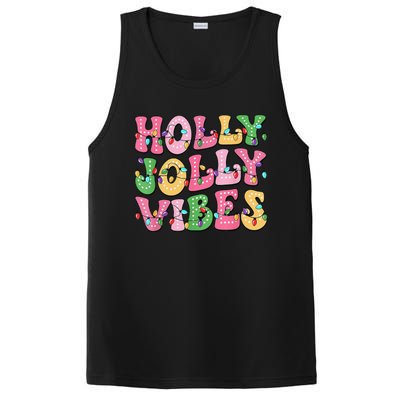 Groovy Holly Xmas Jolly Vibes Pin.K Christmas Xmas PosiCharge Competitor Tank