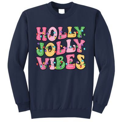 Groovy Holly Xmas Jolly Vibes Pin.K Christmas Xmas Sweatshirt