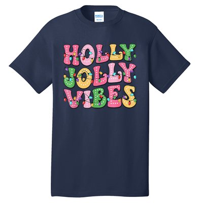 Groovy Holly Xmas Jolly Vibes Pin.K Christmas Xmas Tall T-Shirt