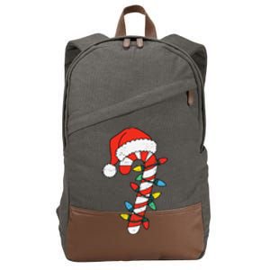 Groovy Holly Xmas Jolly Vibes Pin.K Christmas Xmas Cotton Canvas Backpack