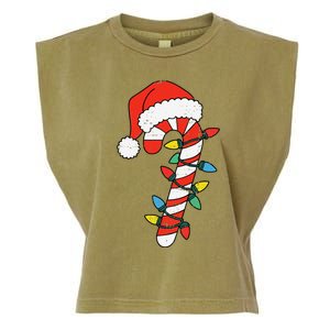 Groovy Holly Xmas Jolly Vibes Pin.K Christmas Xmas Garment-Dyed Women's Muscle Tee