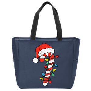 Groovy Holly Xmas Jolly Vibes Pin.K Christmas Xmas Zip Tote Bag