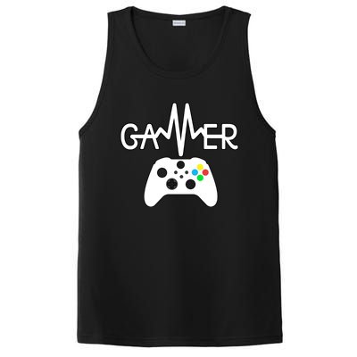 Gamer Heartbeat Xbox White PosiCharge Competitor Tank