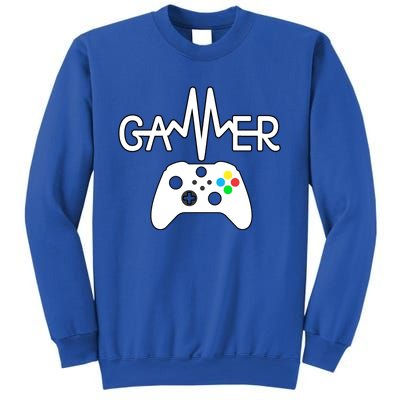 Gamer Heartbeat Xbox White Sweatshirt