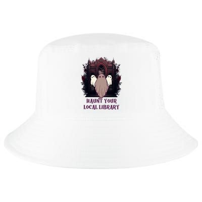 Ghost Haunt Your Local Library Halloween Cool Comfort Performance Bucket Hat