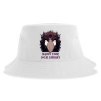 Ghost Haunt Your Local Library Halloween Sustainable Bucket Hat