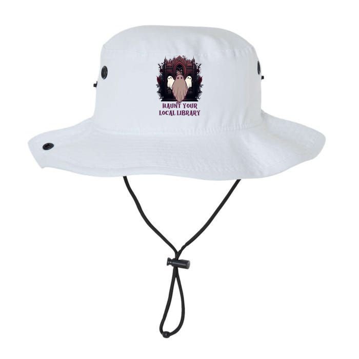 Ghost Haunt Your Local Library Halloween Legacy Cool Fit Booney Bucket Hat