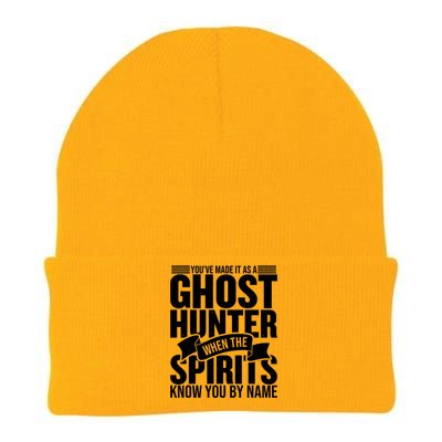 Ghost Hunting Youve Made It As A Ghost Hunter Paranormal Funny Gift Knit Cap Winter Beanie