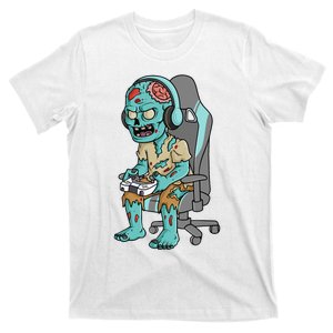 Gamer Halloween Zombie Scary Gaming T-Shirt