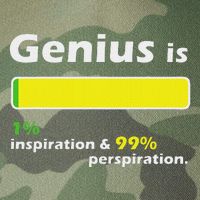 Genius Is 1 Inspiration And 99 Perspiration Top Legacy Tie Dye Trucker Hat