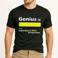 Genius Is 1 Inspiration And 99 Perspiration Top Cooling Performance Crew T-Shirt
