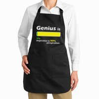 Genius Is 1 Inspiration And 99 Perspiration Top Apron