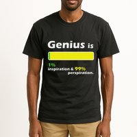 Genius Is 1 Inspiration And 99 Perspiration Top Tall T-Shirt
