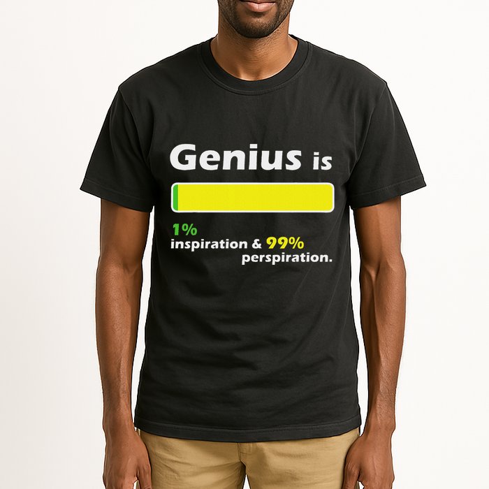 Genius Is 1 Inspiration And 99 Perspiration Top Tall T-Shirt