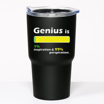Genius Is 1 Inspiration And 99 Perspiration Top Tumbler