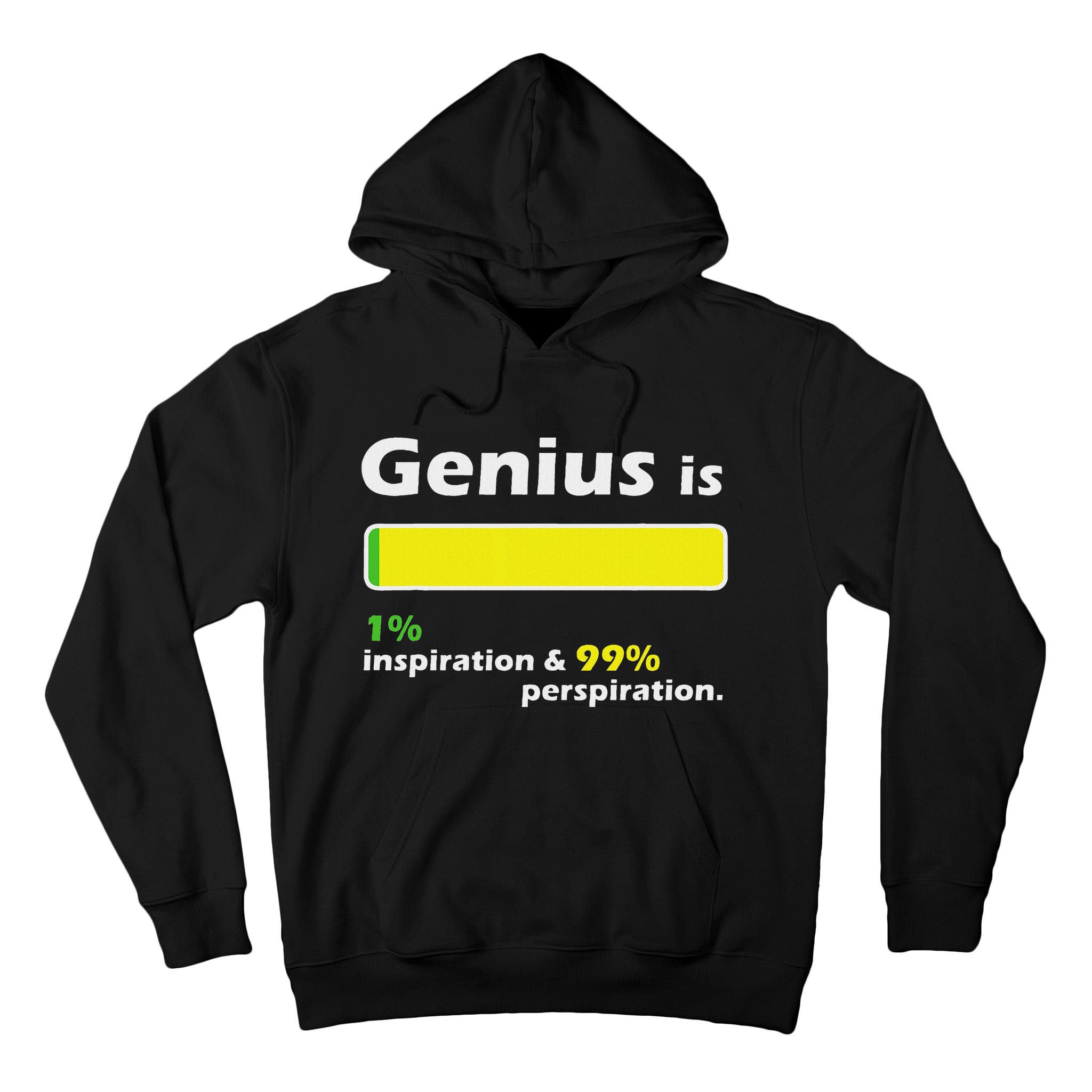 Genius Is 1 Inspiration And 99 Perspiration Top Tall Hoodie