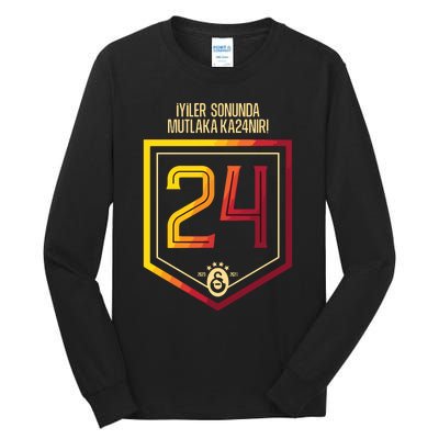 Galatasaray Istanbul 24 Sampiyonluk Tall Long Sleeve T-Shirt