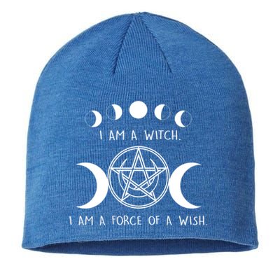 Goth I Am A Witch Halloween Costume Meaningful Gift Sustainable Beanie