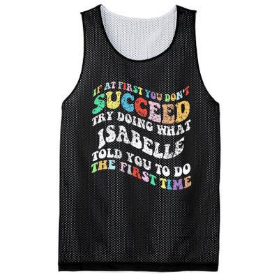 Groovy If At First You DonT Succeed Try Doing What Isabelle Mesh Reversible Basketball Jersey Tank