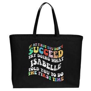 Groovy If At First You DonT Succeed Try Doing What Isabelle Cotton Canvas Jumbo Tote