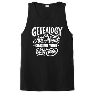 Genealogy Is All About Chasing Your Own Tale Humor Genealogy Gifts By The Ancest PosiCharge Competitor Tank