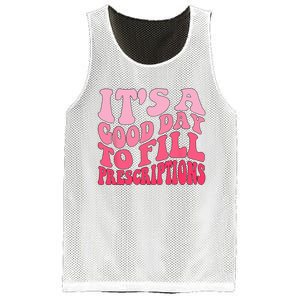 Groovy It's A Good Day To Fill Prescriptions Mesh Reversible Basketball Jersey Tank